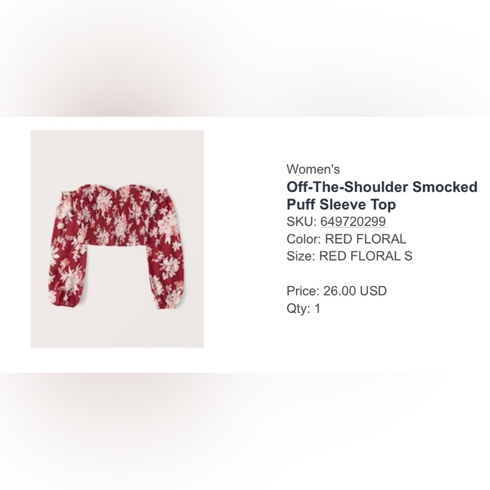 Red floral 2 piece set